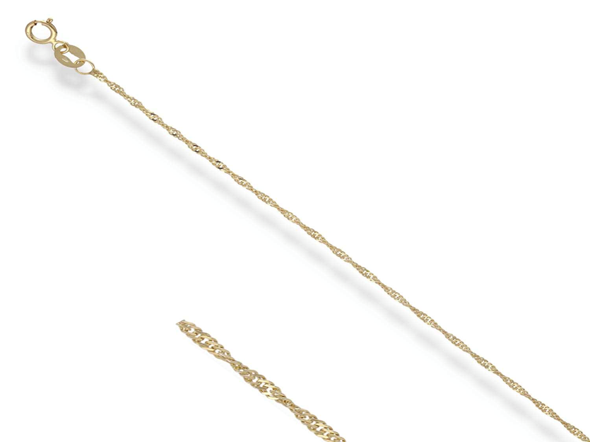 Žluté zlato náramek SINGAPUR 18cm